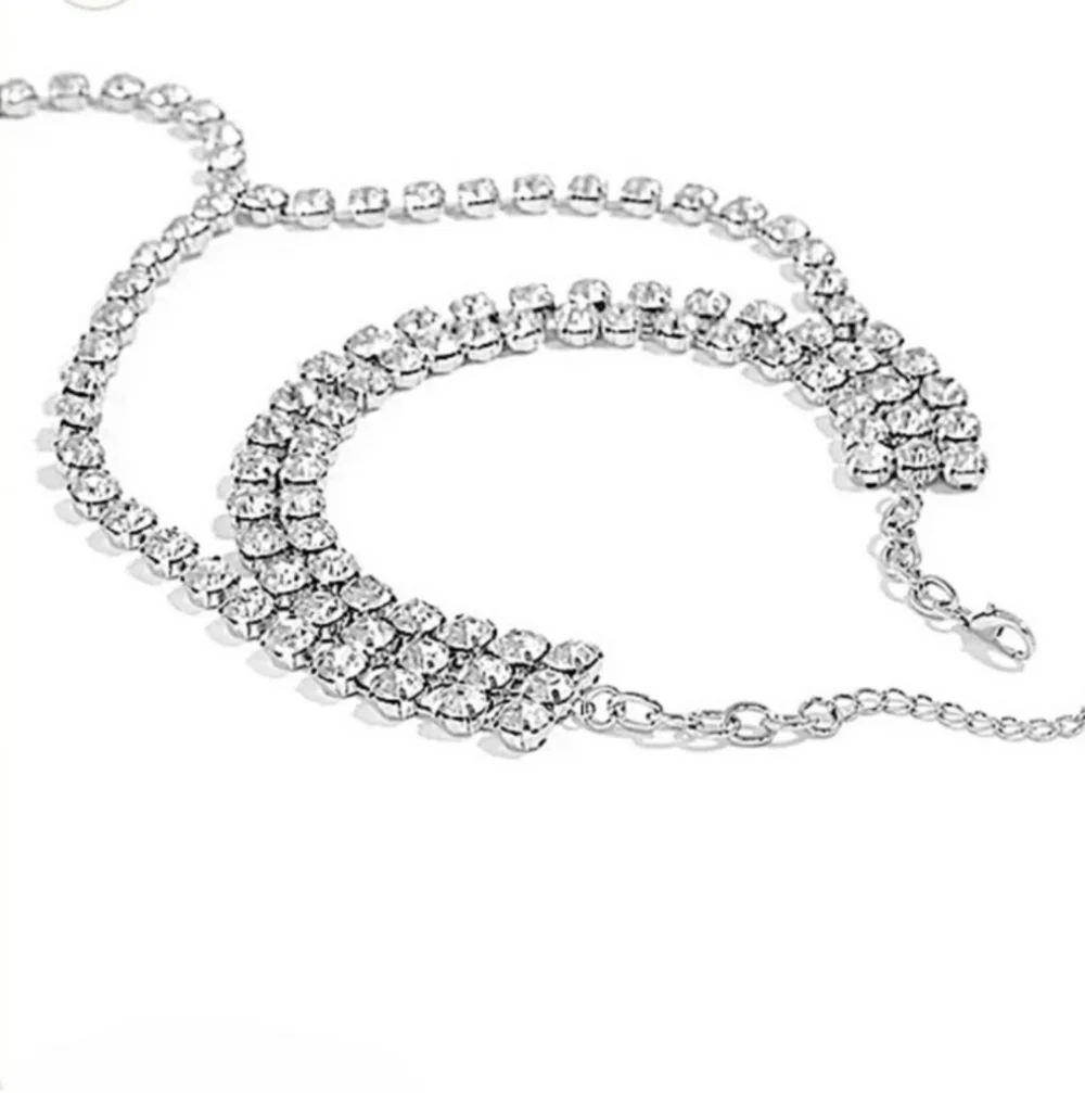 Stunning Multi-layer Rhinestone Lariet Y Necklace